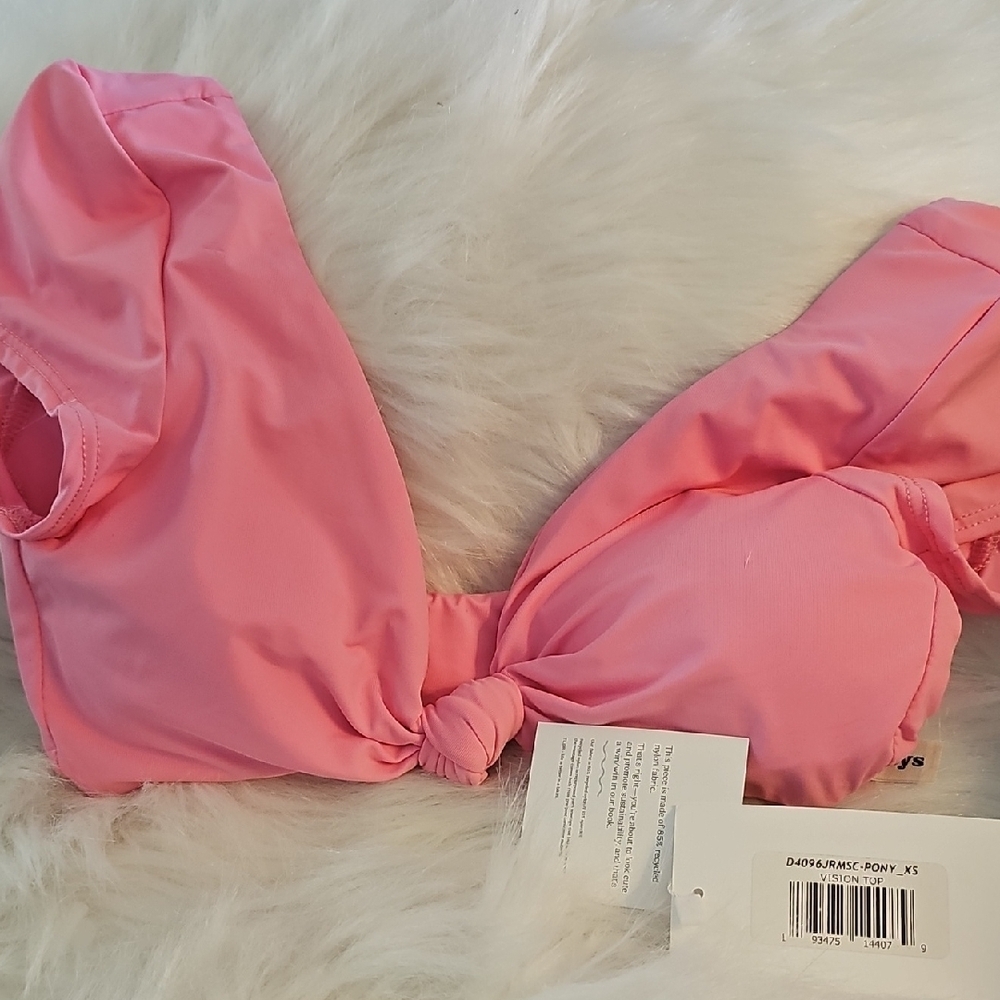 Dippin‎ Daiseys Pink Women's Intimate Swim Top. NWT. Size XS